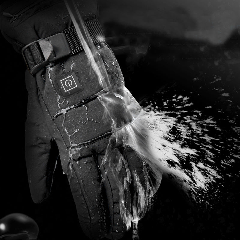 Winter Electric Heated Gloves Motorcycle Gloves