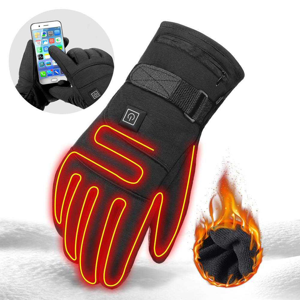 Winter Electric Heated Gloves Motorcycle Gloves