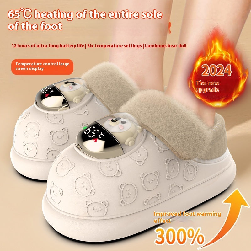Electrothermal Couple Rechargeable Heating Shoes