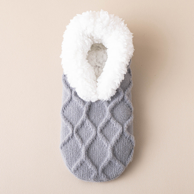 Winter Warm Short Cotton Slipper Socks Unisex