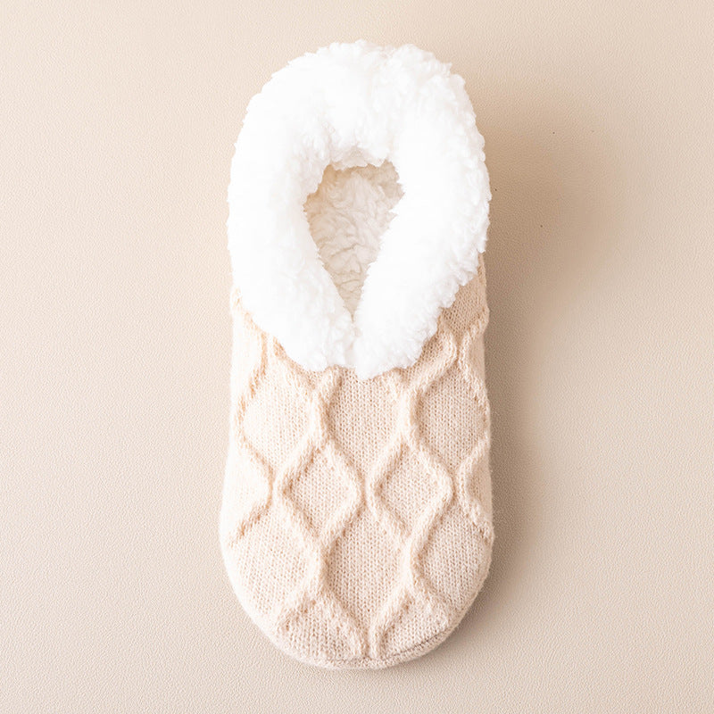 Winter Warm Short Cotton Slipper Socks Unisex