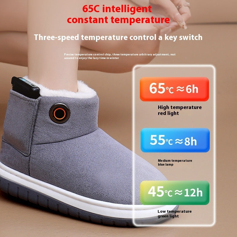Electric Heating Cotton Shoes Charging Boots