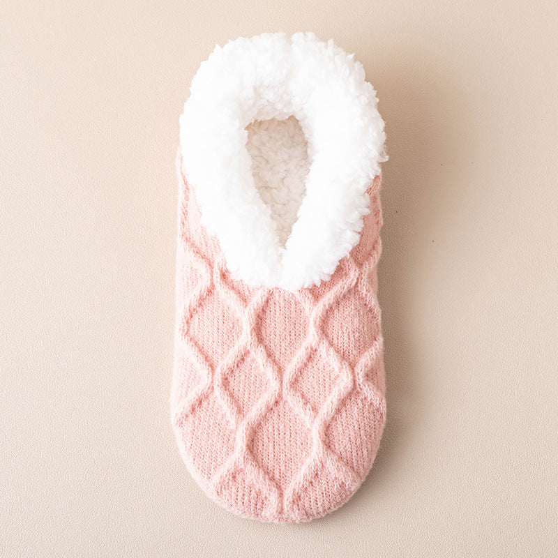 Winter Warm Short Cotton Slipper Socks Unisex