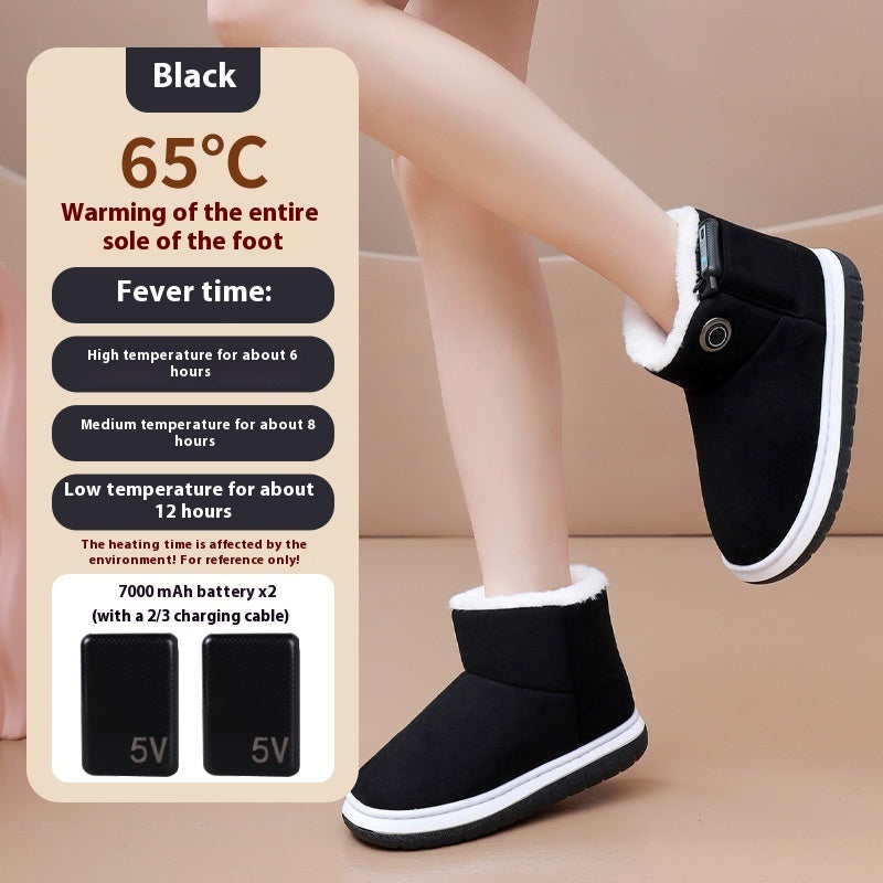 Electric Heating Cotton Shoes Charging Boots