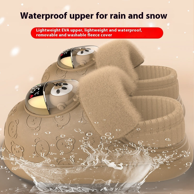 Electrothermal Couple Rechargeable Heating Shoes