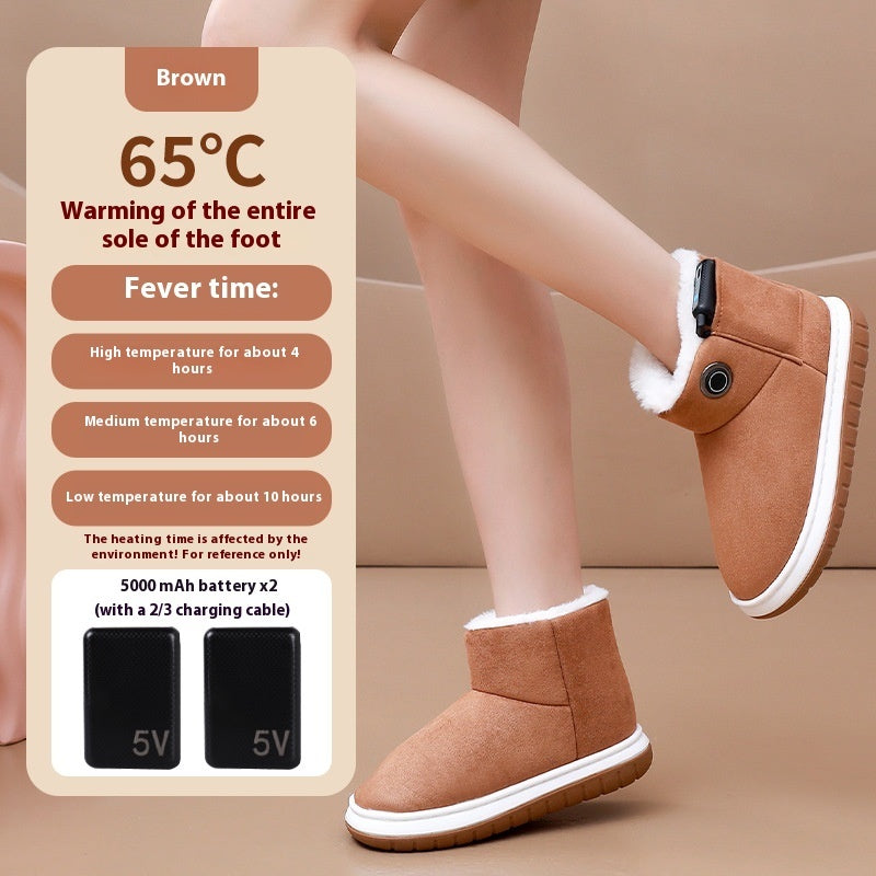 Electric Heating Cotton Shoes Charging Boots