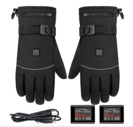 Winter Electric Heated Gloves Motorcycle Gloves