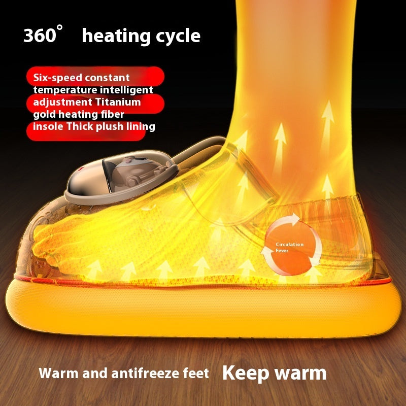 Electrothermal Couple Rechargeable Heating Shoes