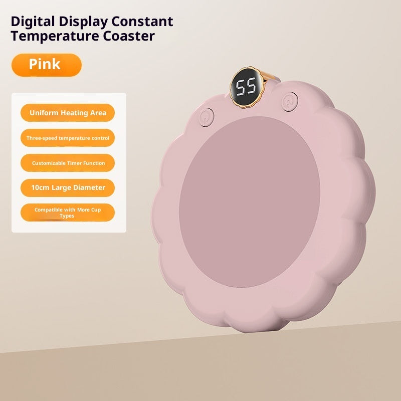Thermal Cup Pad Desktop Smart Heat Coaster