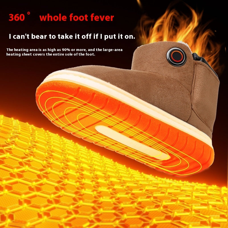 Electric Heating Cotton Shoes Charging Boots