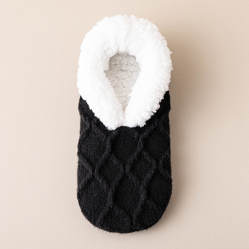 Winter Warm Short Cotton Slipper Socks Unisex