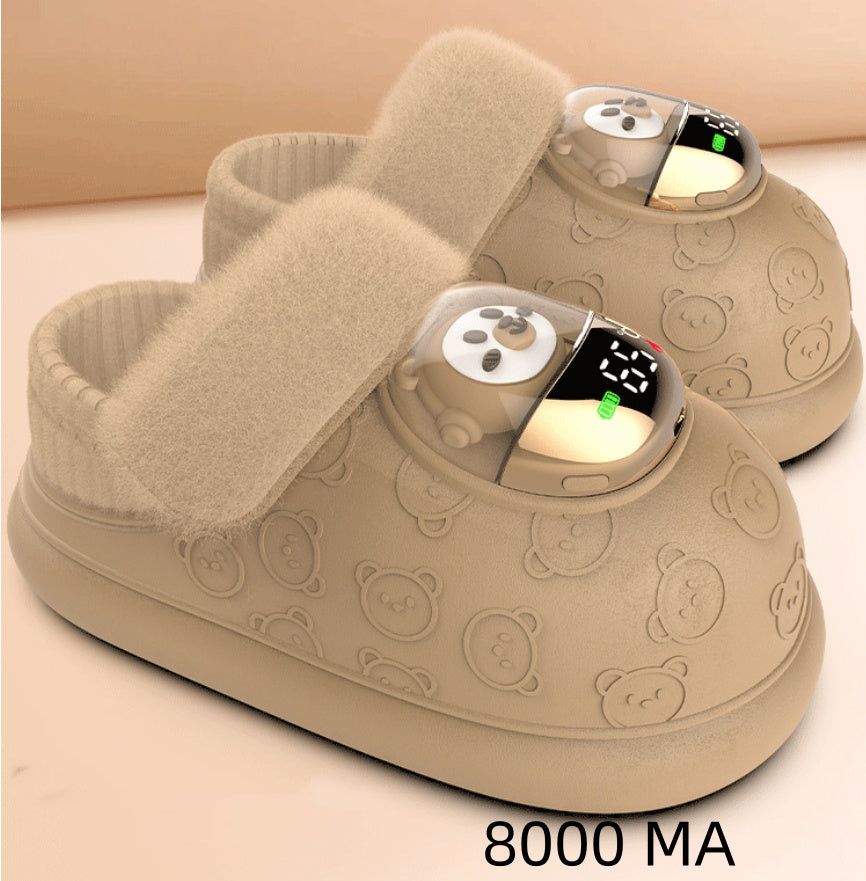 Electrothermal Couple Rechargeable Heating Shoes